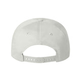 8869 Valucap Five-Panel Twill Cap White