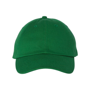 VC300A Valucap Adult Bio-Washed Classic Dad Hat Kelly