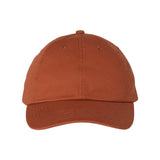 VC300A Valucap Adult Bio-Washed Classic Dad Hat Texas Orange