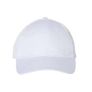 VC100 Valucap Lightweight Twill Cap White