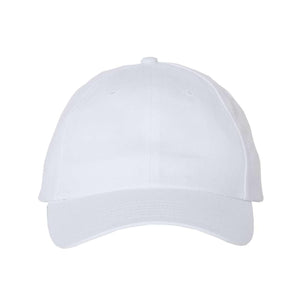 VC200 Valucap Brushed Twill Cap White