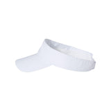 VC500 Valucap Bio-Washed Visor White