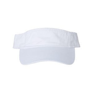 VC500 Valucap Bio-Washed Visor White