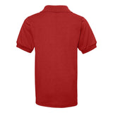 437YR JERZEES SpotShield™ Youth 50/50 Polo True Red