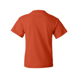 3930BR Fruit of the Loom HD Cotton Youth Short Sleeve T-Shirt Burnt Orange