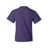 3930BR Fruit of the Loom HD Cotton Youth Short Sleeve T-Shirt Purple