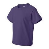 3930BR Fruit of the Loom HD Cotton Youth Short Sleeve T-Shirt Purple