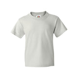 3930BR Fruit of the Loom HD Cotton Youth Short Sleeve T-Shirt White