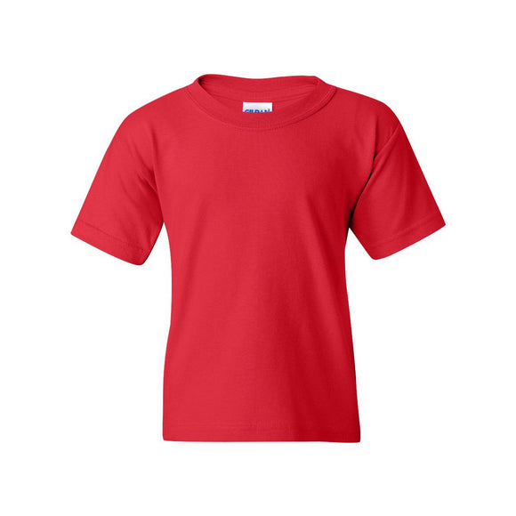 5000B Gildan Heavy Cotton™ Youth T-Shirt Red