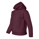 18500B Gildan Heavy Blend™ Youth Hooded Sweatshirt Maroon