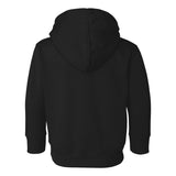 3326 Rabbit Skins Toddler Pullover Fleece Hoodie Black