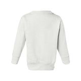 3317 Rabbit Skins Toddler Fleece Crewneck Sweatshirt White