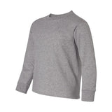 29BLR JERZEES Dri-Power® Youth Long Sleeve 50/50 T-Shirt Oxford