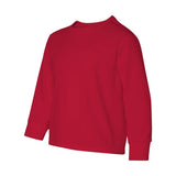 29BLR JERZEES Dri-Power® Youth Long Sleeve 50/50 T-Shirt True Red