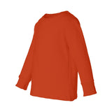 3311 Rabbit Skins Toddler Cotton Jersey Long Sleeve Tee Orange