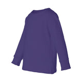 3311 Rabbit Skins Toddler Cotton Jersey Long Sleeve Tee Purple