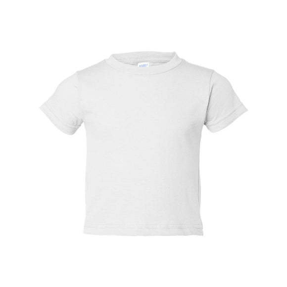 3301T Rabbit Skins Toddler Cotton Jersey Tee White