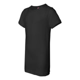 2616 LAT Girls' Fine Jersey Tee Black