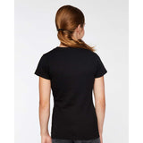 2616 LAT Girls' Fine Jersey Tee Black