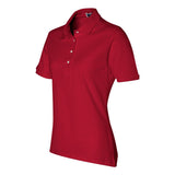 437WR JERZEES Women's Spotshield™ 50/50 Polo True Red