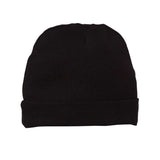 4451 Rabbit Skins Infant Baby Rib Cap Black