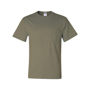 29MPR JERZEES Dri-Power® 50/50 T-Shirt with a Pocket Khaki