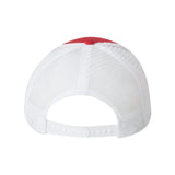 VC400 Valucap Mesh-Back Trucker Cap Red/ White