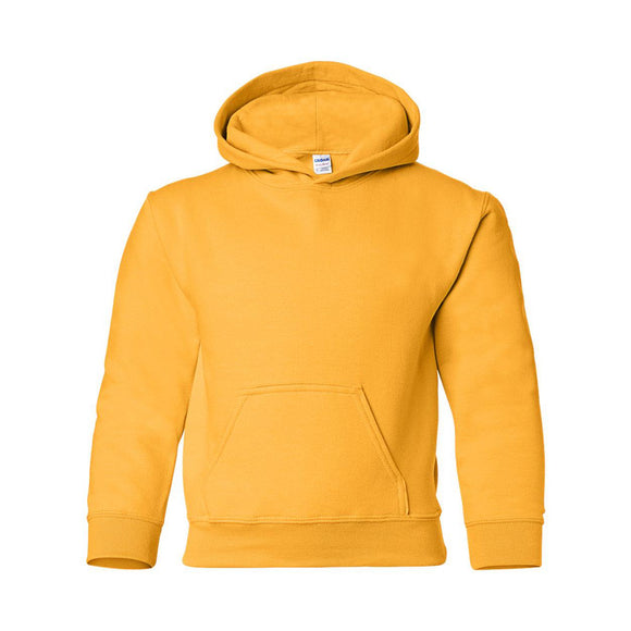 18500B Gildan Heavy Blend™ Youth Hooded Sweatshirt Gold