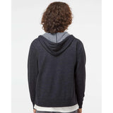 AFX90UNZ Independent Trading Co. Lightweight Full-Zip Hooded Sweatshirt Charcoal Heather