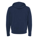 PRM90HTZ Independent Trading Co. Heathered French Terry Full-Zip Hooded Sweatshirt Navy Heather