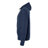 PRM90HTZ Independent Trading Co. Heathered French Terry Full-Zip Hooded Sweatshirt Navy Heather