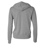 PRM90HTZ Independent Trading Co. Heathered French Terry Full-Zip Hooded Sweatshirt Salt & Pepper