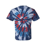 200T2 Dyenomite Multi-Color Cut-Spiral Tie-Dyed T-Shirt Americus