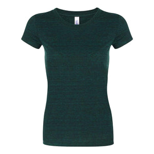 8413 BELLA + CANVAS Women's Triblend Tee Emerald Triblend