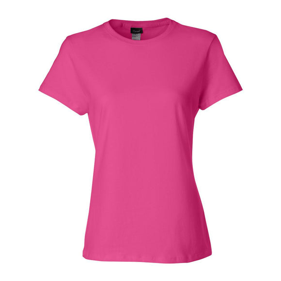 SL04 Hanes Perfect-T Women’s T-Shirt Wow Pink