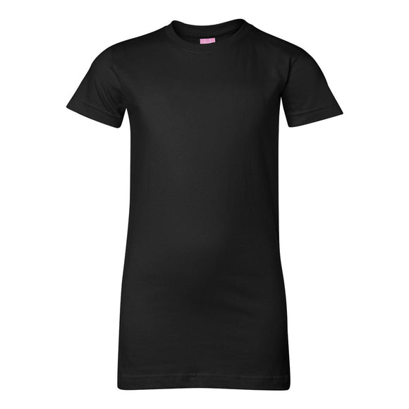 3616 LAT Women's Fitted Fine Jersey Tee Black