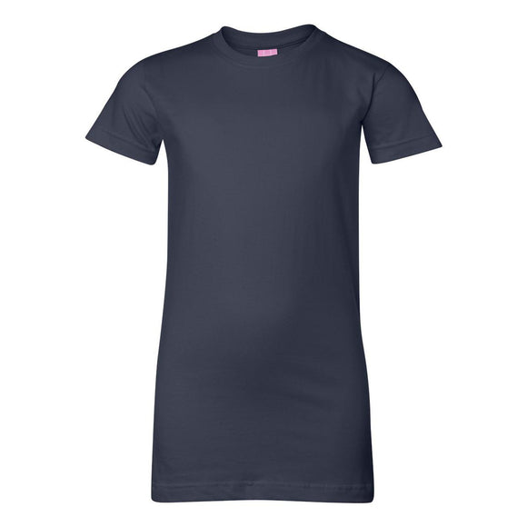 3616 LAT Women's Fitted Fine Jersey Tee Navy