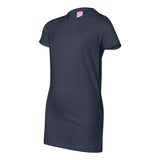 3616 LAT Women's Fitted Fine Jersey Tee Navy