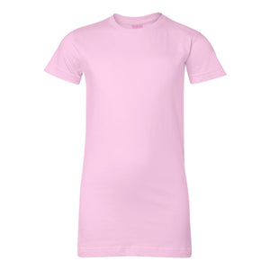 3616 LAT Women's Fitted Fine Jersey Tee Pink