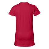 3616 LAT Women's Fitted Fine Jersey Tee Red