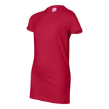 3616 LAT Women's Fitted Fine Jersey Tee Red