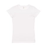 3616 LAT Women's Fitted Fine Jersey Tee White