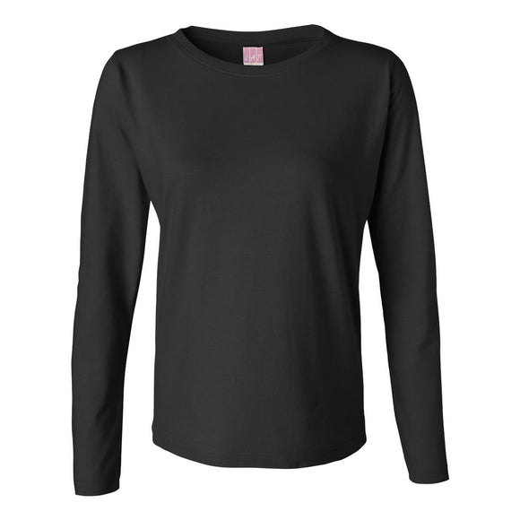 3588 LAT Women's Long Sleeve Premium Jersey Tee Black