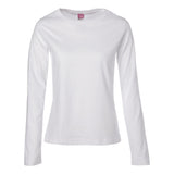 3588 LAT Women's Long Sleeve Premium Jersey Tee White