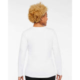 3588 LAT Women's Long Sleeve Premium Jersey Tee White