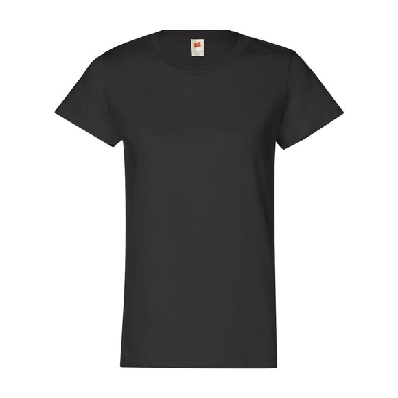 5680 Hanes Essential-T Women’s T-Shirt Black