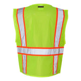 1163-1164 Kishigo Ultra-Cool™ Solid Front Vest with Mesh Back Lime