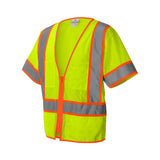 1242-1243 Kishigo Ultra-Cool™ Six-Pocket Mesh Surveyor’s Vest Lime