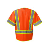 1242-1243 Kishigo Ultra-Cool™ Six-Pocket Mesh Surveyor’s Vest Orange