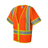 1242-1243 Kishigo Ultra-Cool™ Six-Pocket Mesh Surveyor’s Vest Orange